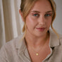 Minimalistica Hammered Necklace Gold