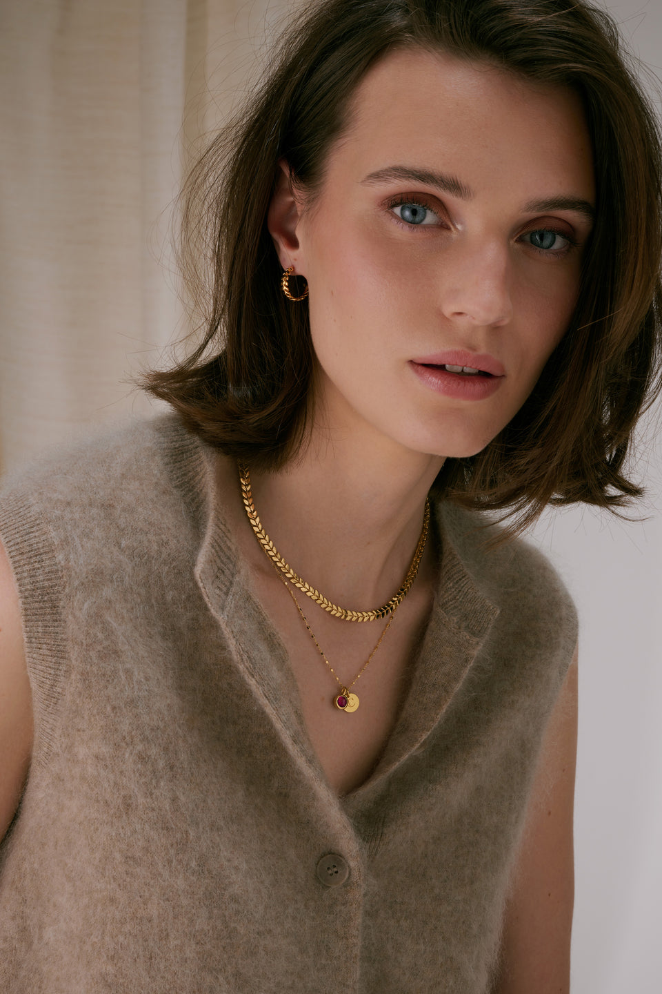 Layers Olivia Necklace Gold