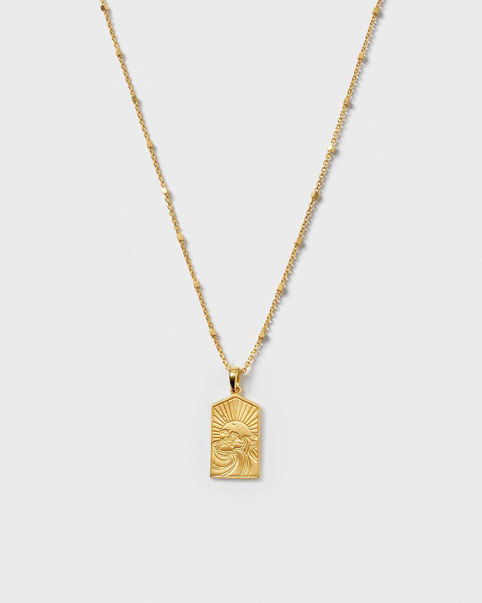 Lucky Coin Keep Dreaming Necklace Gold