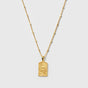 Lucky Coin Keep Dreaming Necklace Gold