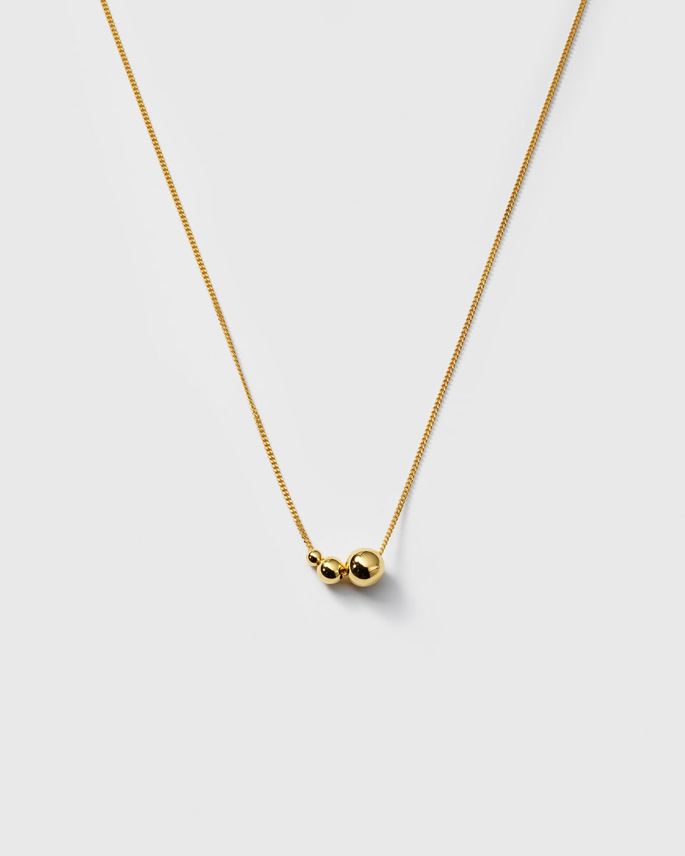 Universe necklace gold