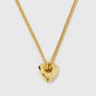 RENTAL - Fat Heart Necklace Gold