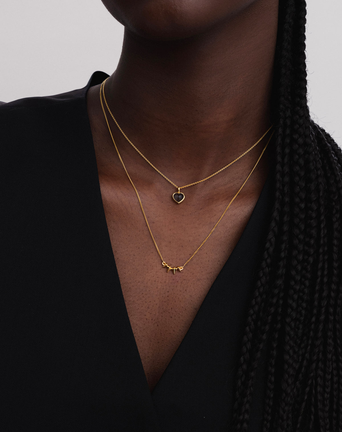 Uma Spike Necklace Gold