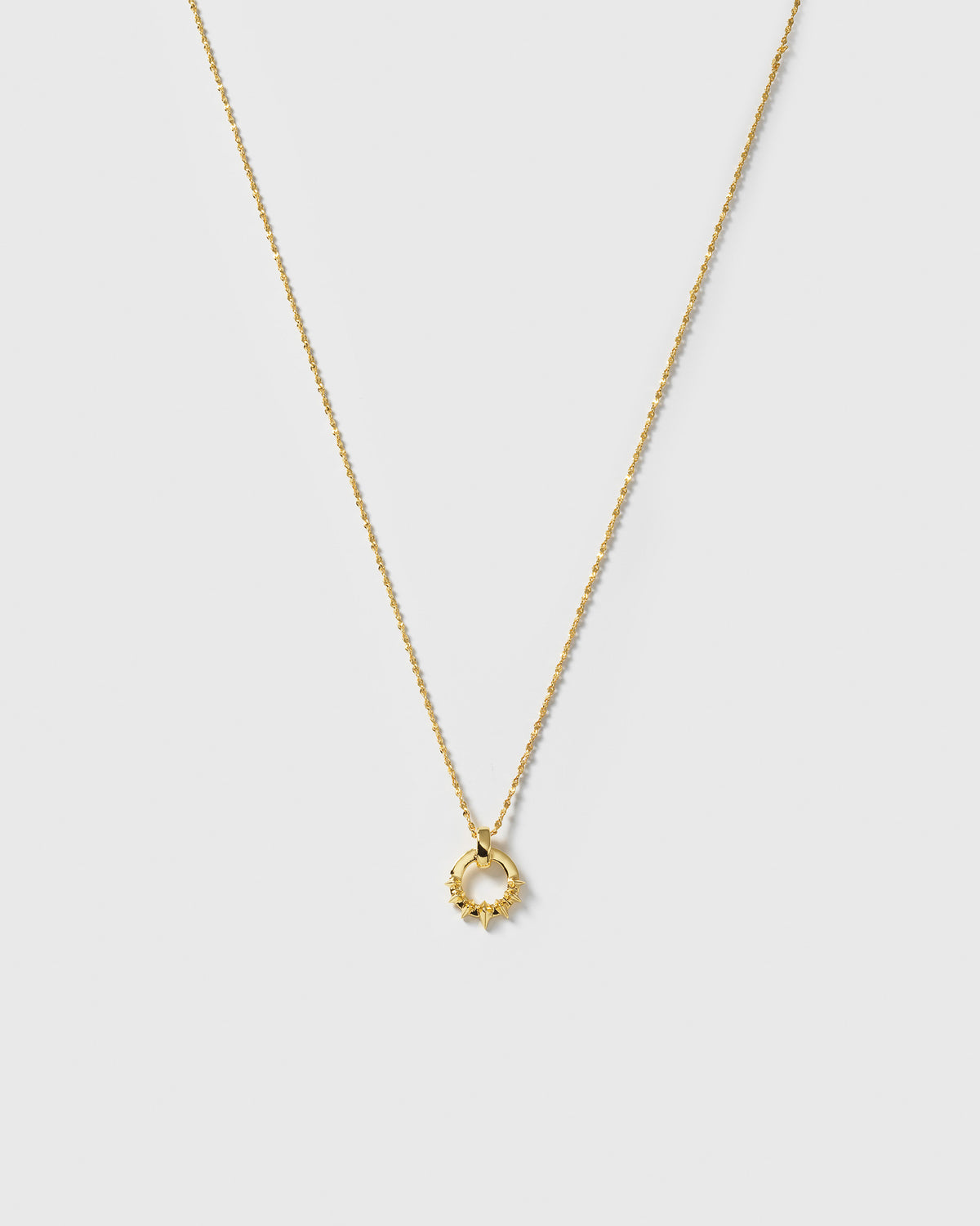 Uma Circle Necklace Gold