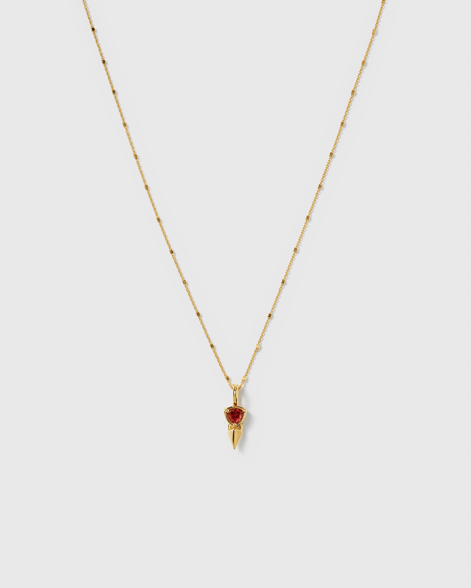 Mrs H Spike Necklace Gold