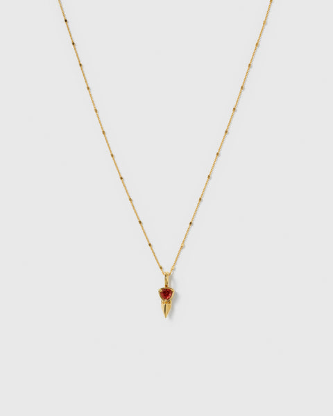 Mrs H Spike Necklace Gold