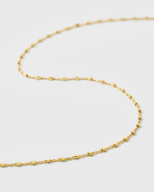 Sheer Station Necklace Gold