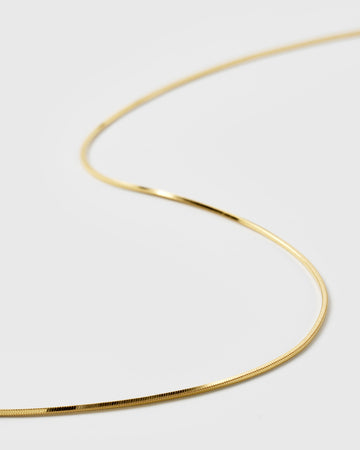 Sheer Mirror Necklace Gold