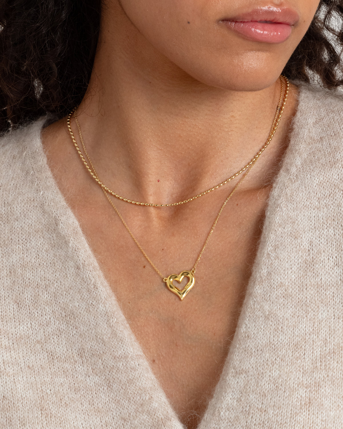 Lunetta Necklace Gold