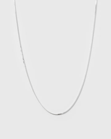 Beloved Long Box Chain Silver