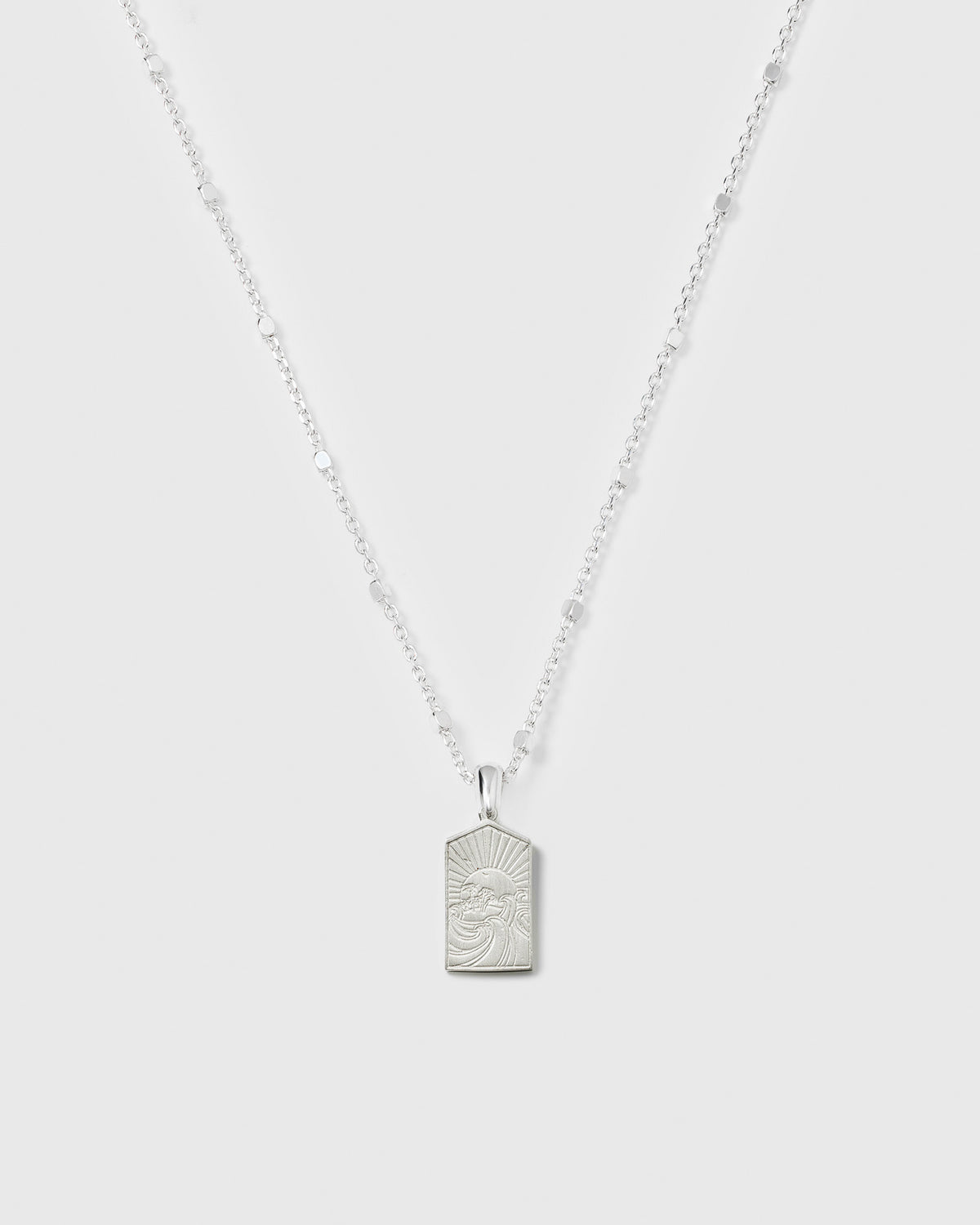 Lucky Coin Keep Dreaming Necklace Silver
