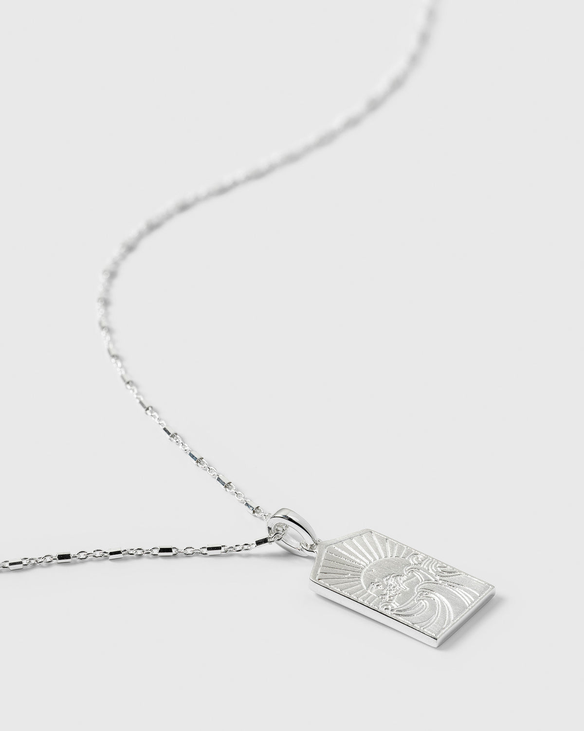 Lucky Coin Keep Dreaming Necklace Silver