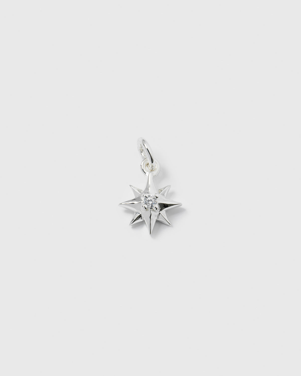 Beloved Compass Star Pendant Silver