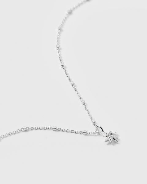 North Star Necklace Silver