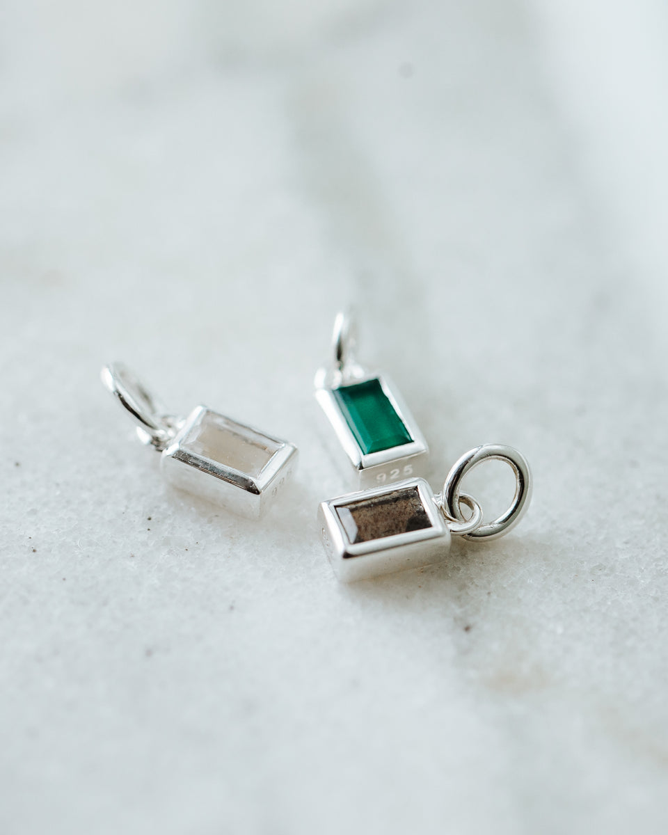 Beloved Squared Pendant Silver