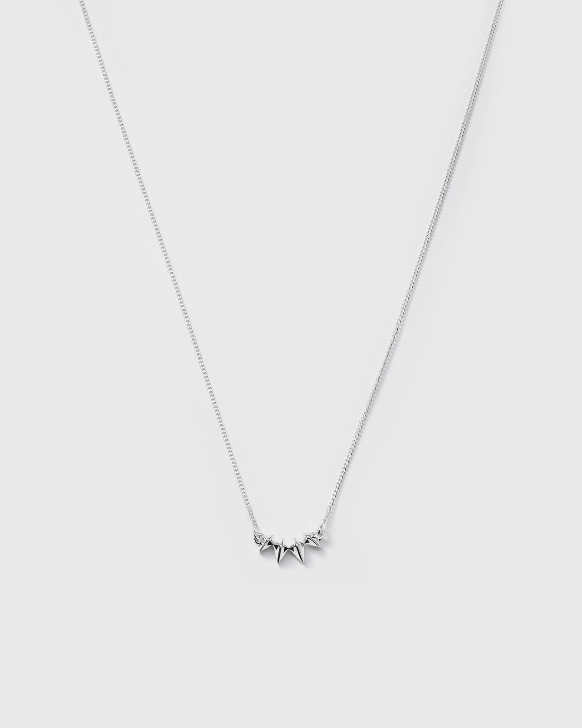 Uma Spike Necklace Silver