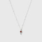Mrs H Spike Necklace Silver