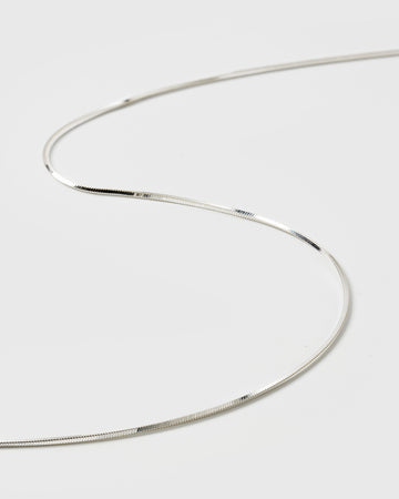 Sheer Mirror Necklace Silver