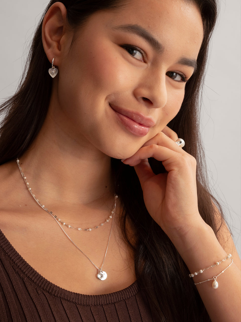 Beloved Heart Pendant Silver