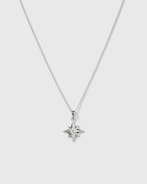 North Star Big Necklace Silver