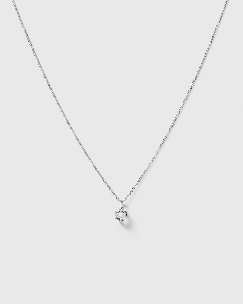 Valora Necklace Silver