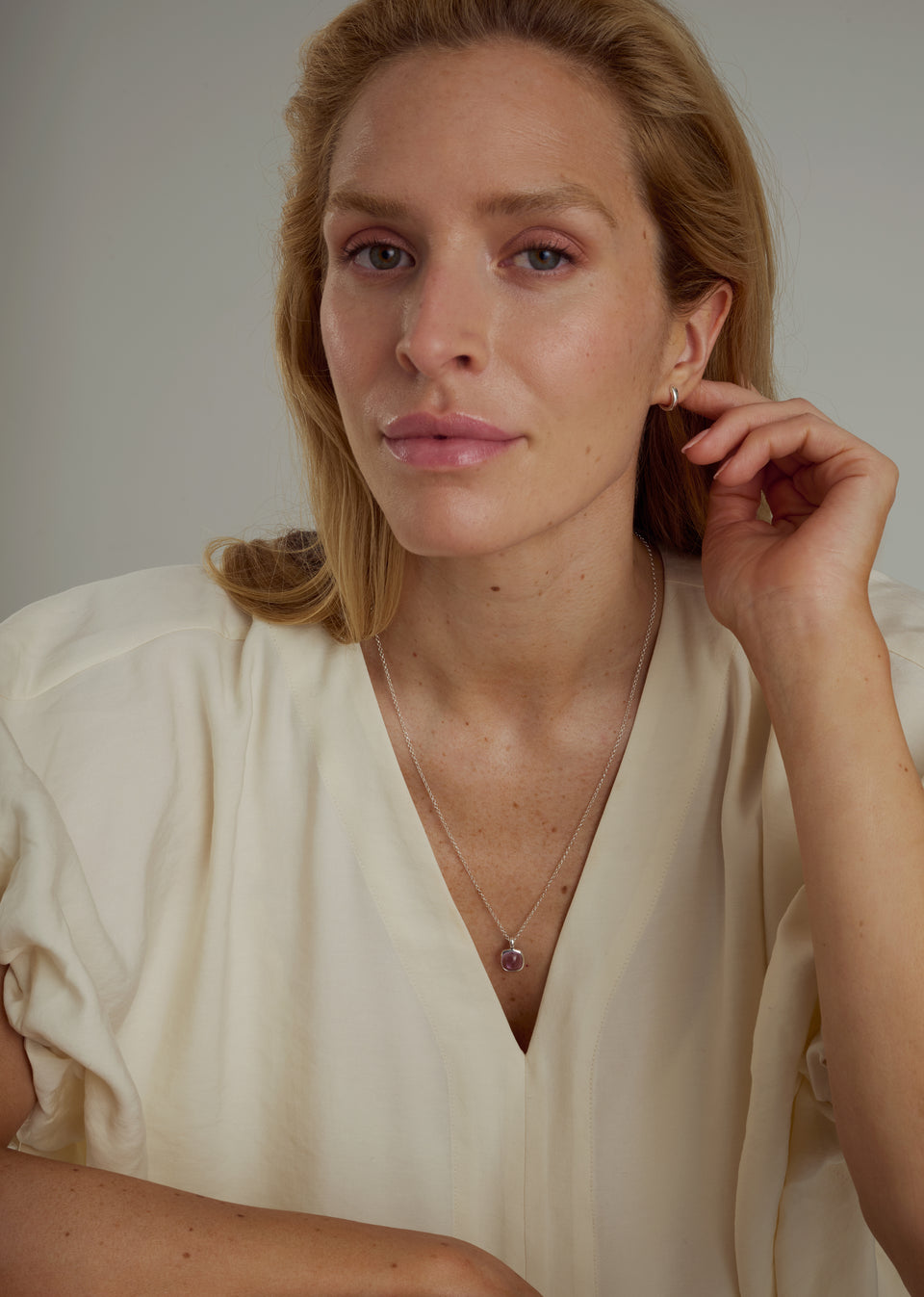 Lumera Necklace Silver