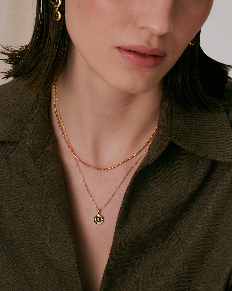 Sheer Doria Necklace Gold