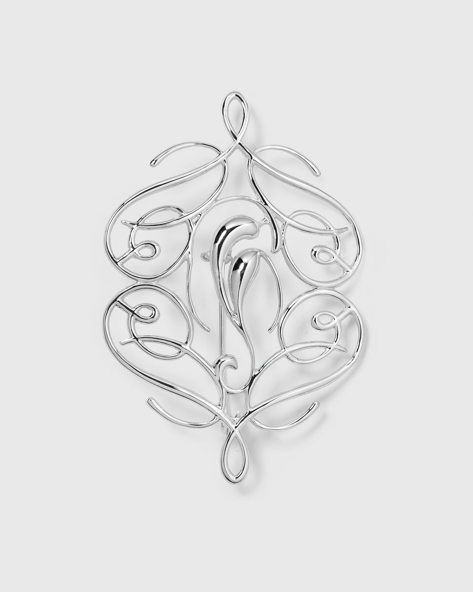 Ophelia Brooch Silver