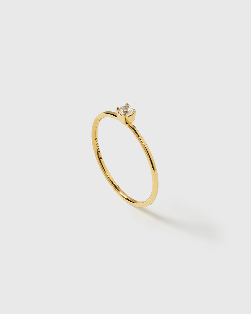 Tiny Princess Ring Gold