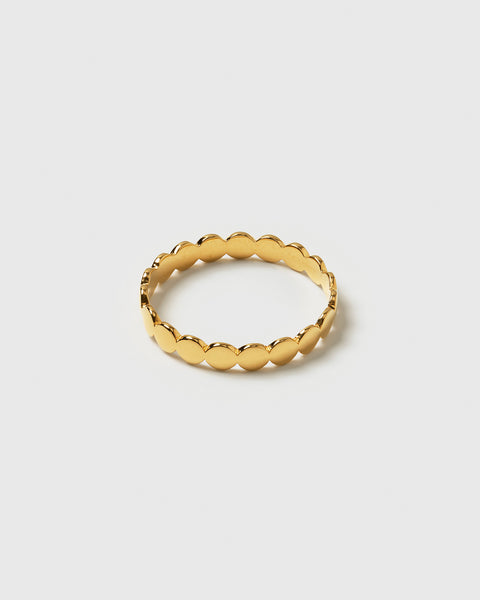 Beaches Flat Dots Ring Gold