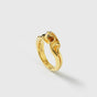 Moulded Narrow Ring Gold