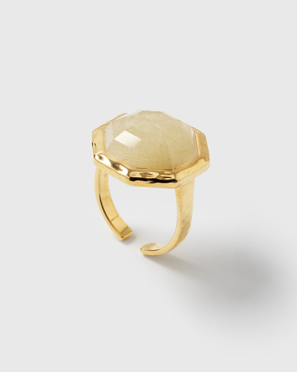 RENTAL - Octagon Ring Gold