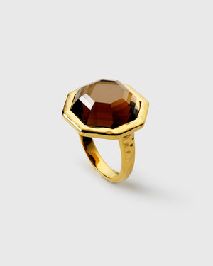 Octagon Ring Gold