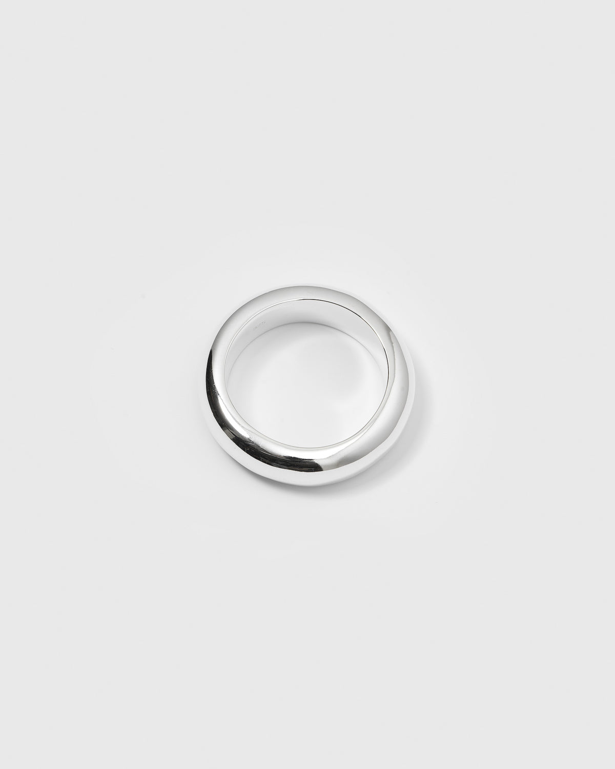 Bolded Ring Silver