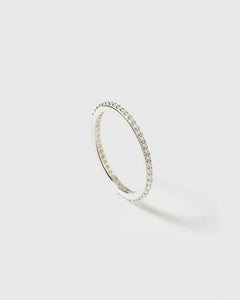 Tiny Sparkle Ring Silver