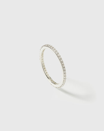 Tiny Sparkle Ring Silver