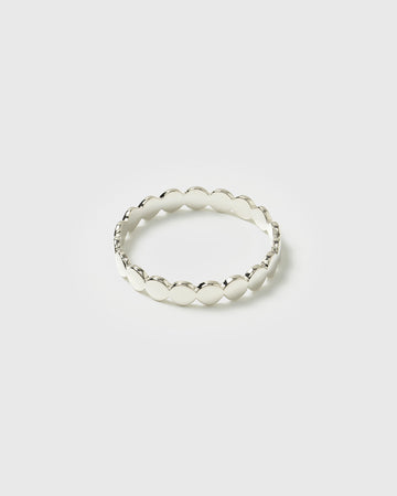 Beaches Flat Dots Ring Silver
