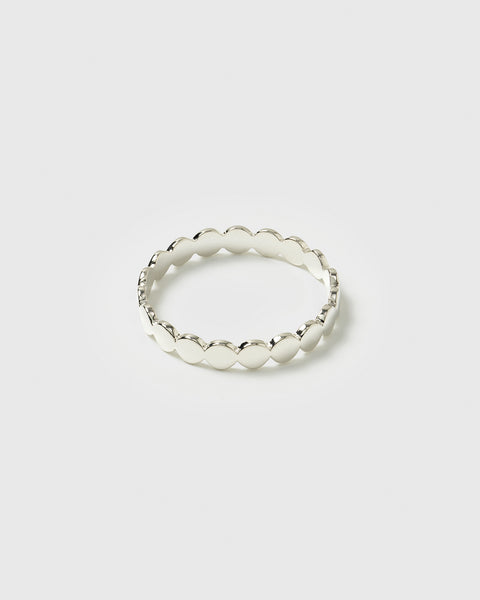 Beaches Flat Dots Ring Silver