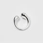 Bolded Drops Ring Silver