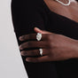Moulded Big Ring Silver