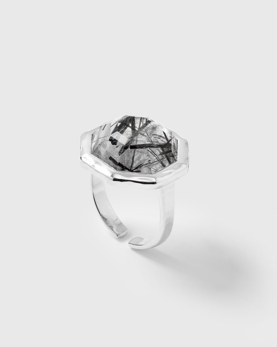 RENTAL - Octagon Ring Silver