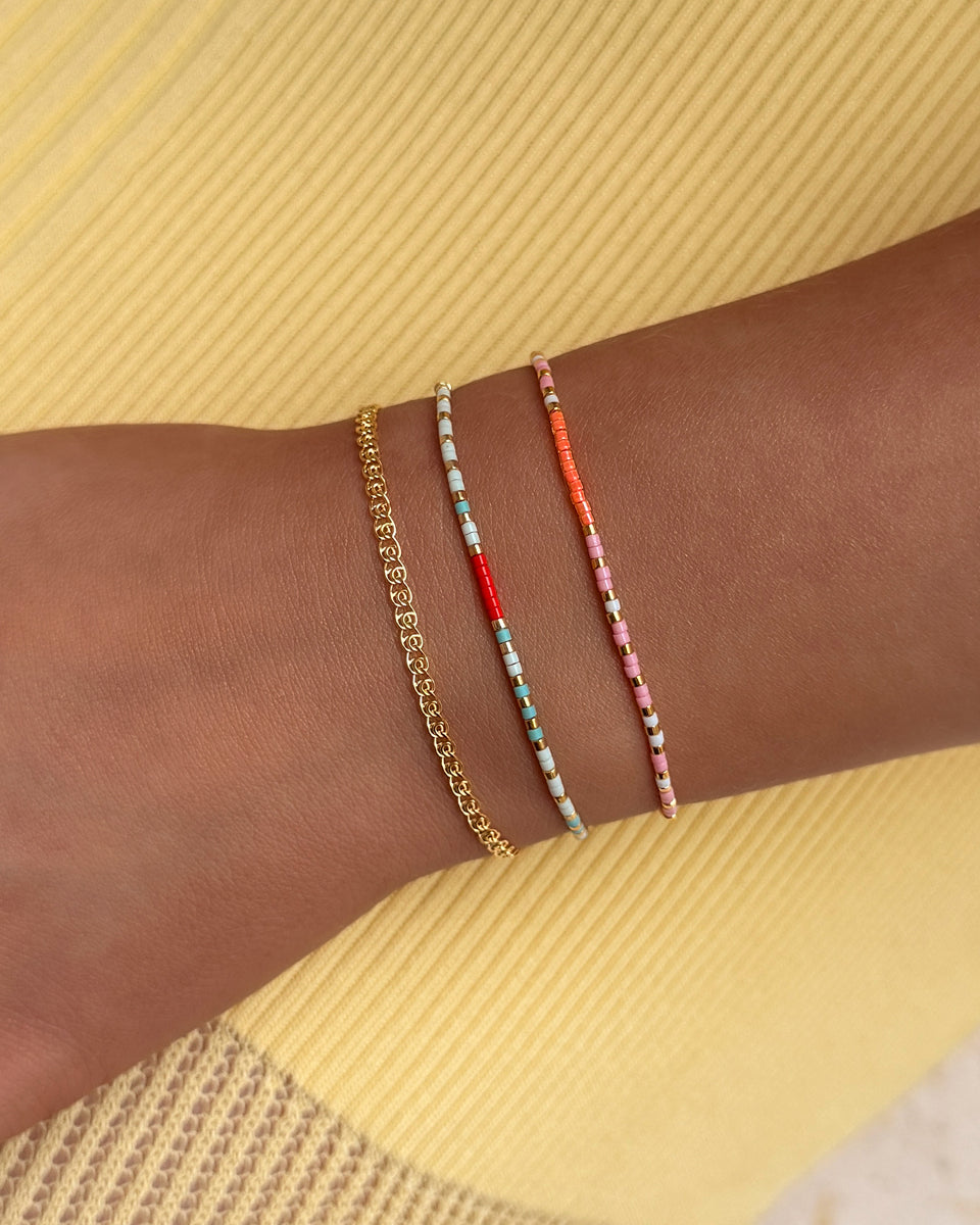 Code Bracelet Gold I Love You