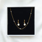 Treasure Necklace & Earrings Set Gold