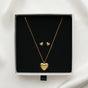 Spike Heart Set Gold